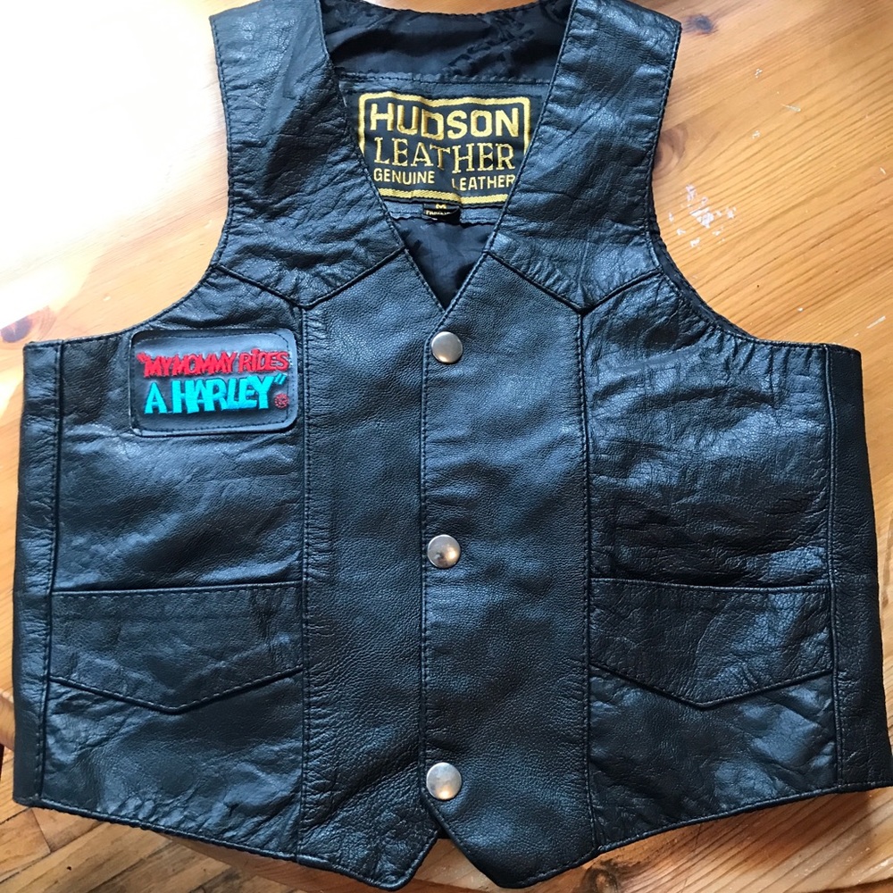 Custom Hudson Leather Vest (kids)